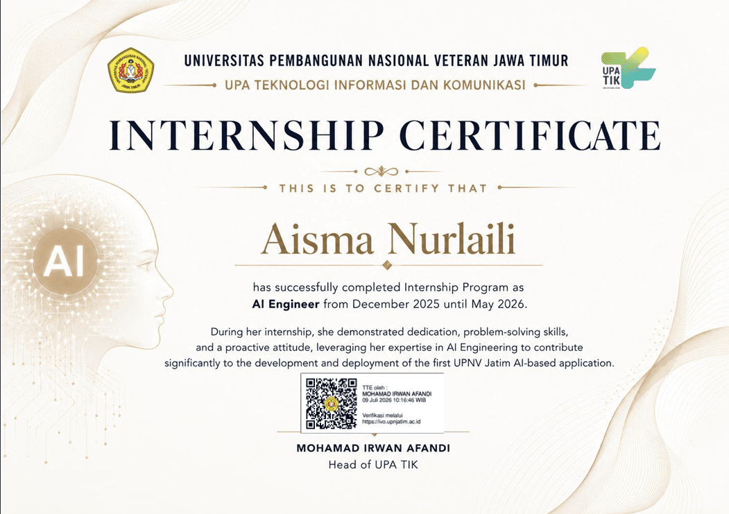 Internship AI Engineer